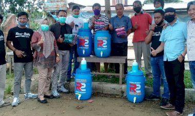 Aksi Nyata Pencegahan Covid-19 Tim R2 Berlanjut Ke Kecamatan Mendahara Ilir