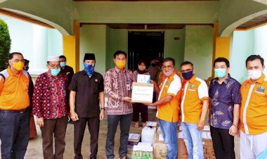 Di Muarojambi, Gabungan Pengusaha Real Estate Sumbang APD ke Pemkab