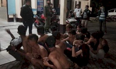 Di Tengah Pandemi Covid-19, Belasan Remaja di Kota Jambi Ini Malah Asyik Balap Liar, Ini Akibatnya