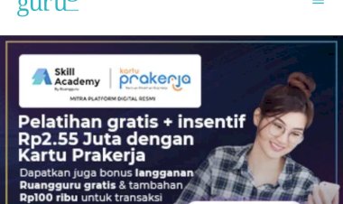 Mitra Pemerintah Program Kartu Prakerja, Benarkah Ruangguru Perusahaan Asing dari Negara Tetangga?