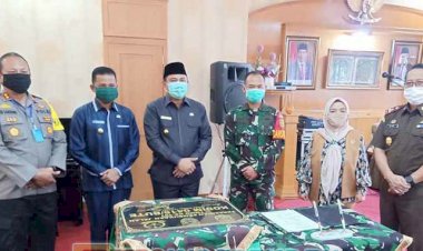 Bupati Bungo H Mashuri Hadiri Acara Penutupan Program TMMD ke-107