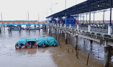 Larangan Mudik, Pelabuhan LASDP Kualatungkal Sepi