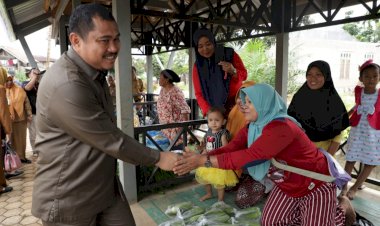 Bupati Bungo Mashuri Tinjau Pasar Tani di Sungai Udo