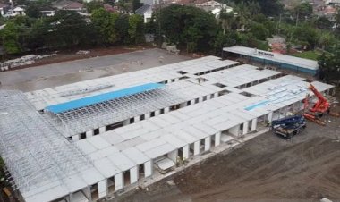 Pertamina Sulap Lapangan Bola Simprug jadi rumah sakit COVID-19
