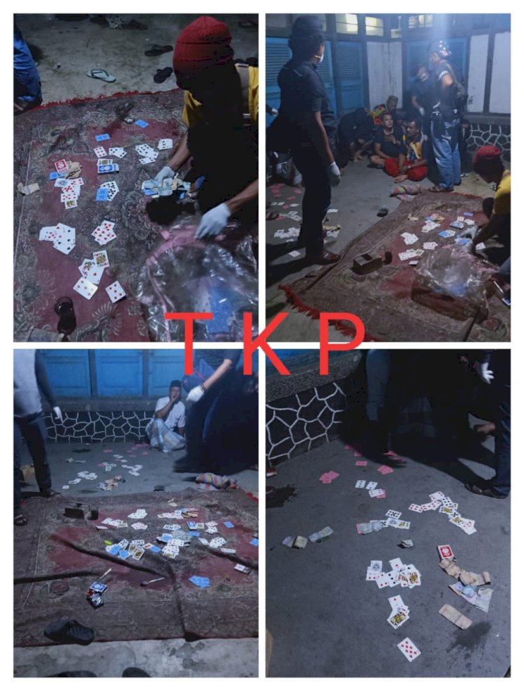 Nekat Buka Lapak Judi, Kediaman Warga di Kotopanjang Kerinci Ini Digerebek Polisi