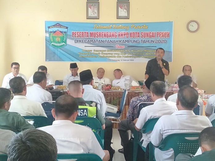 Anggota DPRD Sungaipenuh Hadiri Musrenbang RKPD Kecamatan Tanahkampung