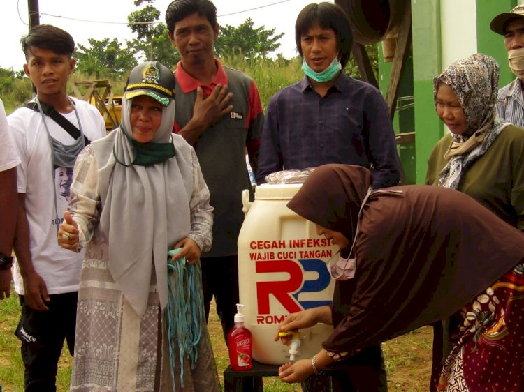 Tekan Penyebaran Corona, Tim R2 Sambangi Muara Sabak Timur