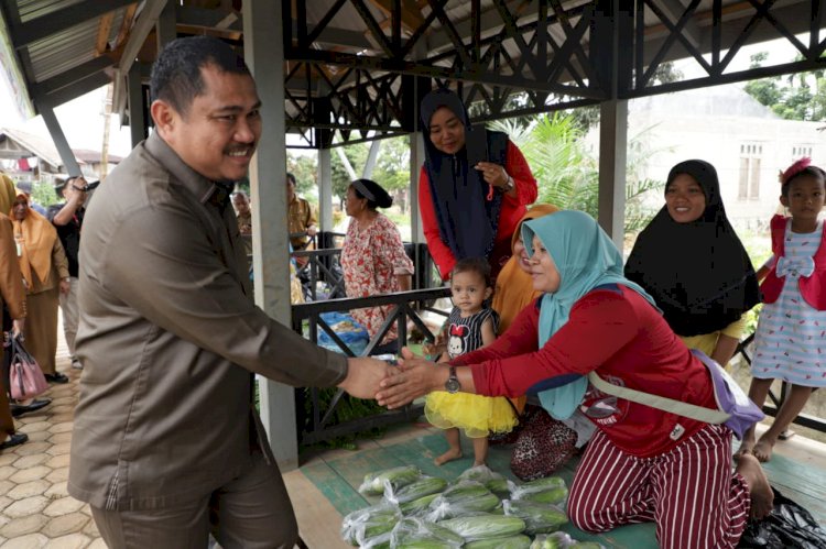 Bupati Bungo Mashuri Tinjau Pasar Tani di Sungai Udo