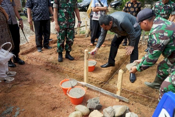Bupati Bungo & Dandim 0416 Tinjau Lokasi TMMD ke-107 di Kelurahan Sungai Binjai