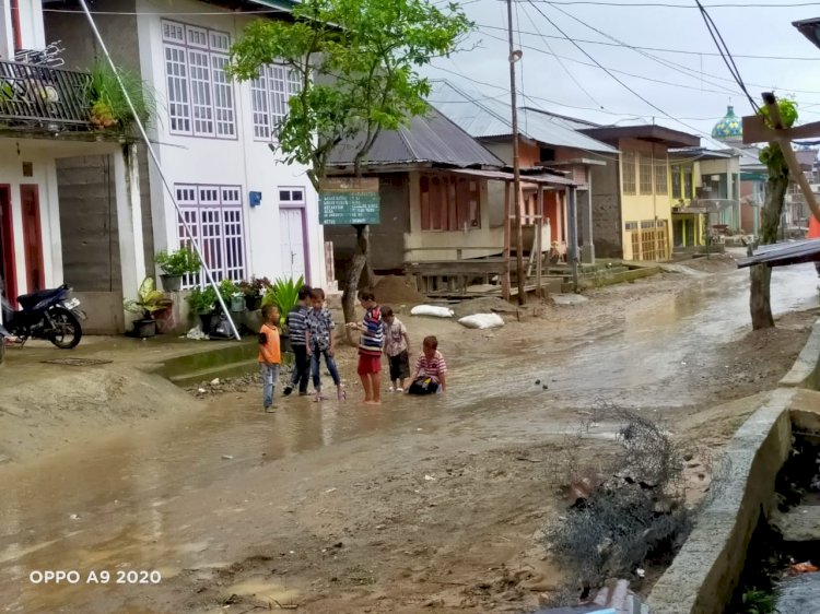 Di Saat Hujan Lebat Desa Tanjung Pauh Mudik Kerinci Terus Terendam Banjir, Ini Penjelasan Dinas PU PR