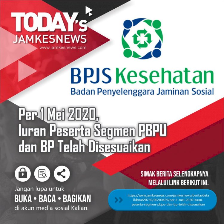 Hore, Mulai Mei, Iuran BPJS Kesehatan Kembali ke Harga Lama