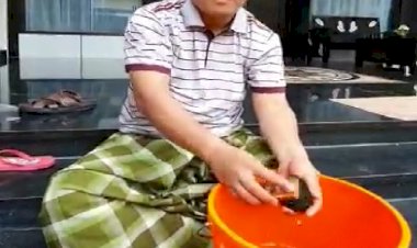 Yuk Intip Weekend Kepala Daerah Bungo Saat Pandemi, Gosok Batuan Cincin Berharap Bisa Booming Lagi