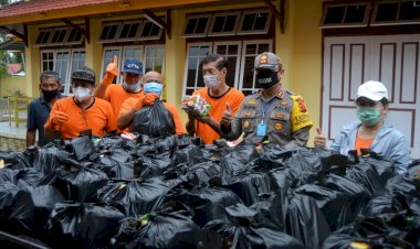 Kala COVID-19, Kapolres Bungo Sebut Pembagian Sembako Vihara Padmakirti Wujud Keharmonisan dalam Kebhinekaan