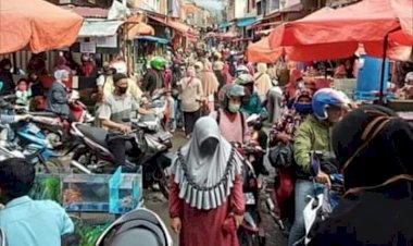 Sosialisasi Pemkot Sungaipenuh Sia-sia, Akhir Ramadhan Pasar Diserbu Warga