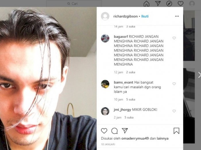 Viral! Richar Gibson Lecehkan Gerakan Salat & Ngakunya Iseng, Begini Reaksi Netizen