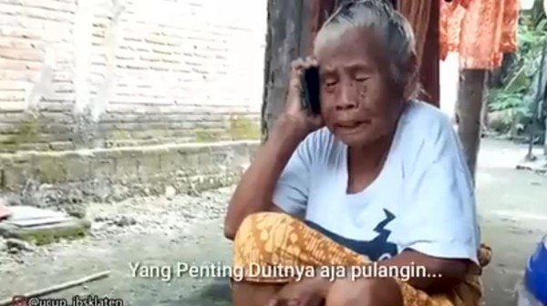 Mbah Minto yang Viral Dagelan Gagal Mudik Cuma Dibayar Segini