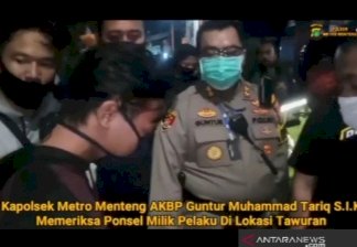 Polsek Menteng Tangkap Otak Utama di Video Viral Tawuran Manggarai