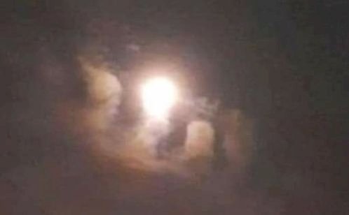 Viral! Awan Lafaz Allah di Malam Hari di Sukabumi