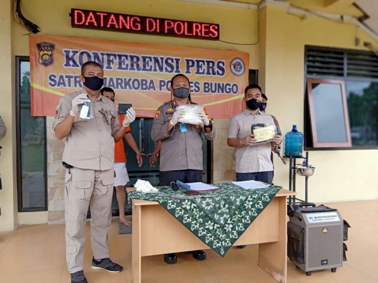 Kedua Warga Aceh Ini Mengaku Diupah Rp50 Juta Bawa Sabu ke Bungo
