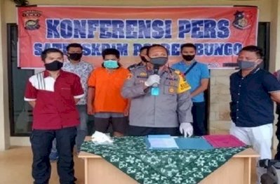 Polres Bungo Jambi Tetapkan Kades/Rio Batu Kerbau Tersangka Provokasi Penertiban PETI