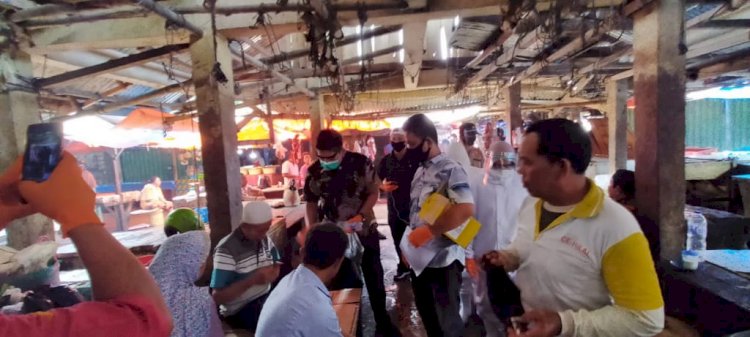 Puluhan Pedagang di Sarolangun Jalani Rapid Test, 1 Orang Dinyatakan Positif