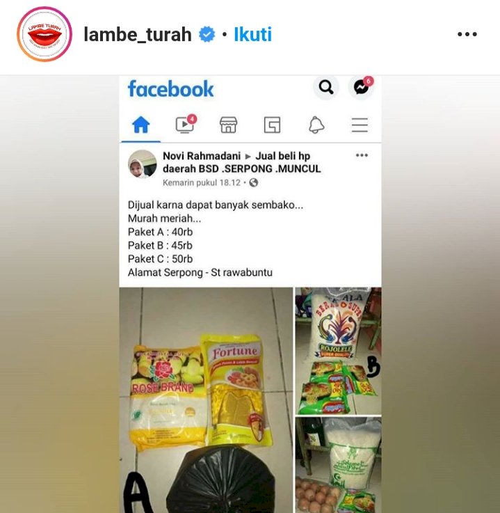 Viral Remaja di Serpong Jual Bansos Lewat Facebook dan Sempat Dibully Netizen, Ternyata Uangnya untuk Ibu di Kampung