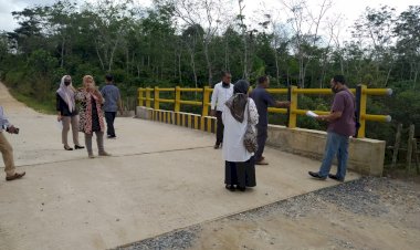 Cek Fisik Proyek Dinas PU PR, Anggota DPRD Muarojambi: Kami Kecewa