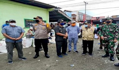 Pasar Semurup jadi Lokasi Uji Coba New Normal di Kerinci, Begini Kondisinya