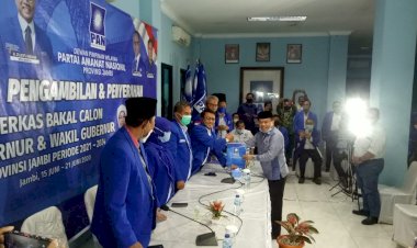 CE-Ratu Hanya Diwakilkan ke Tim, Haris-Sani Datang Langsung Daftar ke PAN