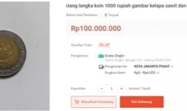 Wow! Koin Seribuan Harganya Bisa Rp100 Juta, Buruan Kolektor