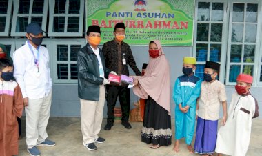 Gubernur Salurkan Bantuan untuk Anak Yatim di Panti Asuhan Baiturahman
