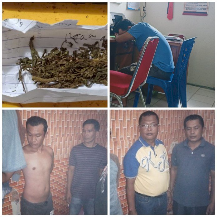 Ketahuan Simpan Ganja, Preman Kincai Plaza Ini Tak Berkutik Saat Ditangkap Polisi