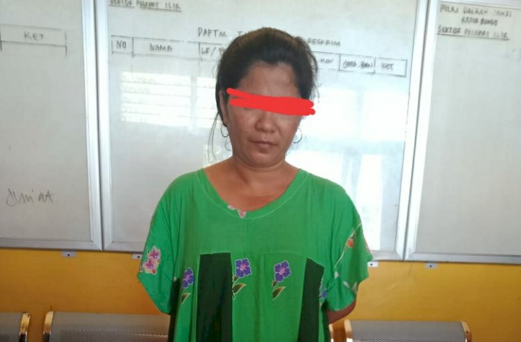 Wanita Bungo Ini Jadi Pengedar Sabu di Kuamang Kuning