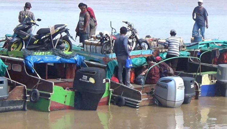 New Normal, Penumpang di Pelabuhan Tanjab Barat Mulai Ramai