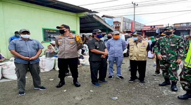 Pasar Semurup jadi Lokasi Uji Coba New Normal di Kerinci, Begini Kondisinya
