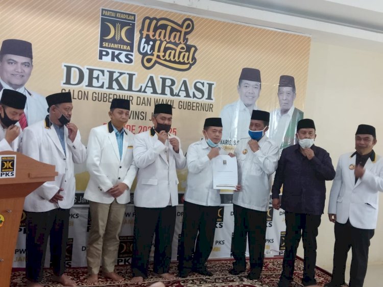 Deklarasi Perdana, PKS Resmi Dukung Haris-Sani