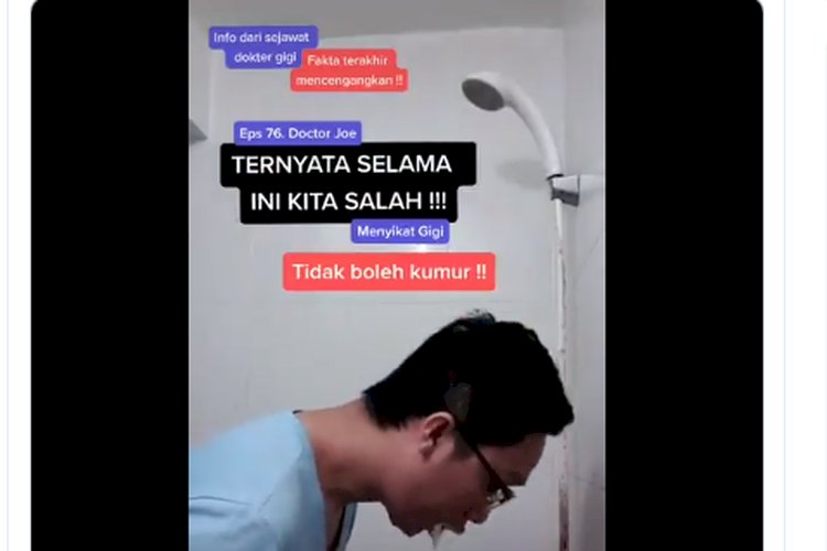 Viral Video TikTok Jangan Berkumur Setelah Sikat Gigi, Begini Penjelasannya