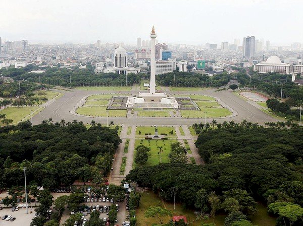 Monas Diberlakukan Pembatasan Pengunjung: 5.000 di Weekday, 10.000 di Weekend