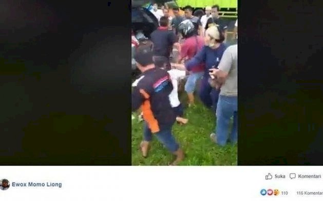 Polisi dan Istrinya Evakuasi Jambret dari Amukan Massa Jadi Viral, Sempat Kena Pukul