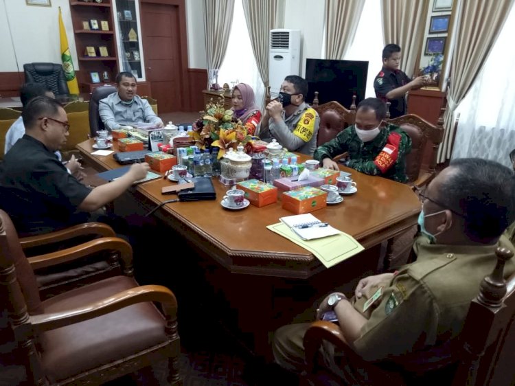 Bupati Bungo Bersama Forkopimda Gelar Rapat Terkait Normal Baru & PETI