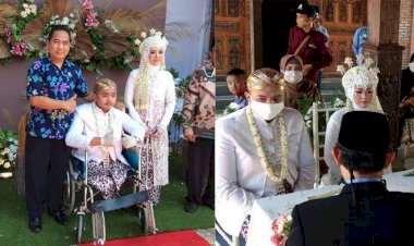 Viral! Pemuda Disabilitas Nikahi Gadi Cantik, Begini Kisah Cintanya...