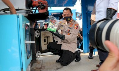 Satgasus Polri Musnahkan 1,2 Ton Sabu