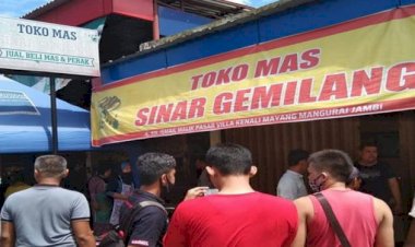 Perampok Bersenpi Gasak Toko Emas di Jambi, Kapolsek: Kami Masih Mengejar Pelaku