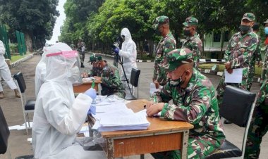 Siswa Secapa AD Negatif COVID-19 Bertambah 78 Orang