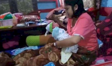 Bikin Geger, Wanita Ini Mendadak Hamil dan Melahirkan Bayi Laki-laki Waktu Singkat