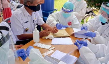 Ratusan Warga di 4 Desa Muarojambi Ini Jalani Rapid Test, Ini Hasilnya