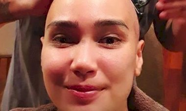 Tumben, Feby Febiola Kini Gunduli Habis Rambutnya?