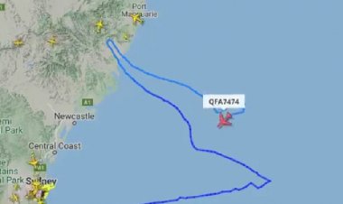 "Ratu Langit" Qantas Terbang Terakhir Kalinya dengan Rute Kanguru