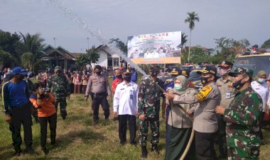 Siaga Karhutla, Kapolres Muarojambi: Buka Lahan Dibakar Sanksi Pidananya 15 Tahun Penjara!