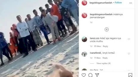 Bule Berjemur di Pantai Kok Jadi Tontonan Warga, Bikin Geleng Kepala